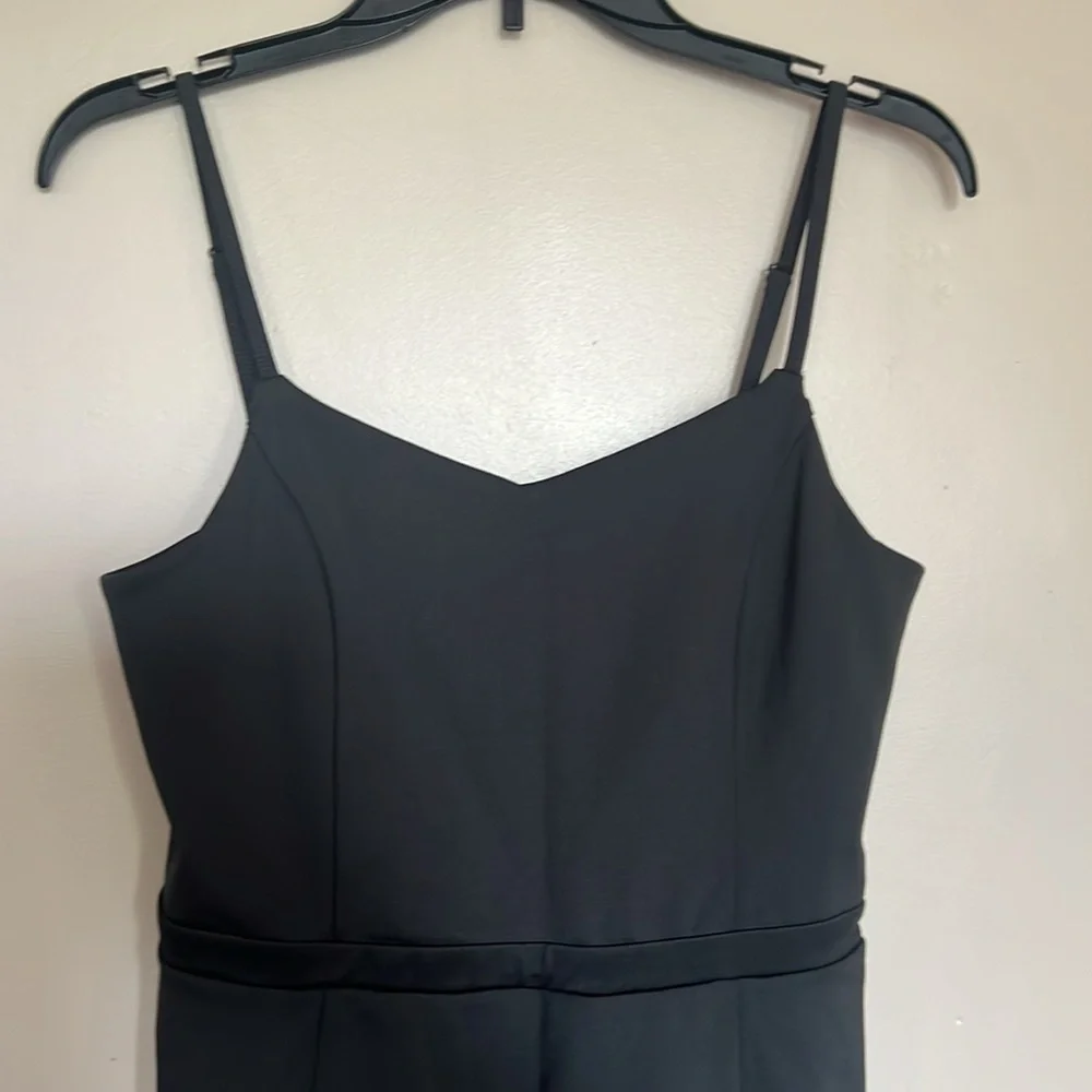 UpWest Dark Charcoal Gray Sleeveless Pilates Perfect Athletic Romper NWT Size M